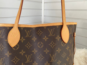Louis Vuitton Pochette Neverfull MM Monogram Canvas Bag