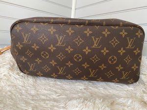 Louis Vuitton NEVERFULL MM BAG Beige Leather ref.381067 - Joli Closet